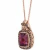 Buy ⭐ Le Vian Raspberry Rhodolite (2-7/8 Ct. T.w.) & Diamond (5/8 Ct. T.w.) Halo 18 Pendant Necklace In 14k Rose Gold 🔥 -Le Vian Shop unnamed file 1007