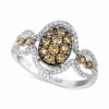 Flash Sale 💯 Le Vian Chocolatier® Diamond Oval Cluster Ring (3/4 Ct. T.w.) In 14k White Gold ✔️ -Le Vian Shop unnamed file 1033