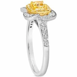 Cheapest 🎉 Le Vian Sunny Yellow Diamond (3/8 Ct. T.w.) & Vanilla Diamond (1/4 Ct. T.w.) Ring In Platinum & 14k Gold Platinum & 14k Honey Gold ⌛ -Le Vian Shop unnamed file 1049
