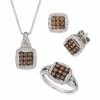 Cheap ✔️ Le Vian Chocolate Diamond® & Nude Diamond™ Square Cluster Earrings, Ring & Pendant Necklace Collection In 14k White Gold ⌛ -Le Vian Shop unnamed file 1067