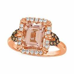 Cheapest βοΈ Le Vian Peach Morganite (1-3/4 Ct. T.w.) & Diamond (1/3 Ct. T.w.) In 14k Rose Gold 14k Strawberry Gold Ring βοΈ