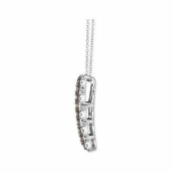 Brand new 💯 Le Vian Nude Diamond (5/8 Ct. T.w.) & Chocolate Diamond (3/4 Ct. T.w.) Pendant Necklace In 14k White Gold, 18 + 2 Extender ✔️ -Le Vian Shop unnamed file 1090