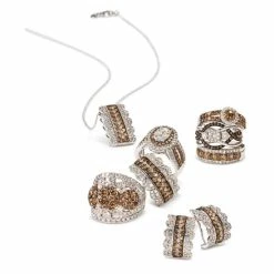 Brand new 💯 Le Vian Nude Diamond (5/8 Ct. T.w.) & Chocolate Diamond (3/4 Ct. T.w.) Pendant Necklace In 14k White Gold, 18 + 2 Extender ✔️ -Le Vian Shop unnamed file 1092