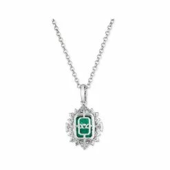 Best Sale 👍 Le Vian Emerald (1-5/8 Ct. T.w.) & Diamond (5/8 Ct. T.w.) Adjustable 20 Pendant Necklace In 14k White Gold 14k Vanilla Gold Pendant 🔔 -Le Vian Shop unnamed file 1103