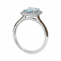Cheapest ✨ Le Vian Sea Blue Aquamarine (1-1/6 Ct. T.w.) & Diamond (3/8 Ct. T.w.) Halo Ring In 14k White Gold 😀 -Le Vian Shop unnamed file 1125