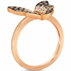 Cheap 🔥 Le Vian Ombré Diamond (5/8 Ct. T.w.) & Vanilla Diamond (1/10 Ct. T.w.) Butterfly Ring In 14k Rose Gold ✨ -Le Vian Shop unnamed file 1134