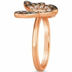 Cheap 🔥 Le Vian Ombré Diamond (5/8 Ct. T.w.) & Vanilla Diamond (1/10 Ct. T.w.) Butterfly Ring In 14k Rose Gold ✨ -Le Vian Shop unnamed file 1135