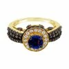 Hot Sale 😀 Le Vian Blueberry Sapphire (1 Ct. T.w.) & Diamond (3/4 Ct. T.w.) Halo Ring In 14k Gold 💯 -Le Vian Shop unnamed file 1138