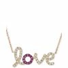 New 😍 Le Vian Ruby (1/5 Ct. T.w.) & Nude Diamond (5/8 Ct. T.w.) Love Script Pendant Necklace In 14k Rose Gold, 16 + 2 Extender 🥰 -Le Vian Shop unnamed file 1141