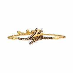 Outlet 👏 Le Vian Chocolate Diamond Bolo Bracelet (3/4 Ct. T.w.) In 14k Gold Yellow Gold 👍