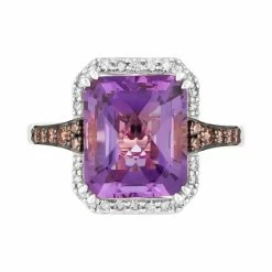 Brand new 🧨 Le Vian Grape Amethyst (5-1/10 Ct. T.w.) & Diamond (1/3 Ct. T.w.) Statement Ring In 14k White Gold 🎁 -Le Vian Shop unnamed file 1154
