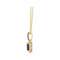 Brand new ⌛ Le Vian Blueberry Tanzanite (1 Ct. T.w.) & Diamond (1/6 Ct. T.w.) Pendant Necklace In 14k Gold, 18 + 2 Extender 14k Honey Gold Pendant 🎁 -Le Vian Shop unnamed file 1169