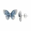 Best Pirce 💯 Le Vian Denim Ombré (1-3/4 Ct. T.w.) & White Sapphire (1/2 Ct. T.w.) Butterfly Stud Earrings In 14k White Gold ❤️ -Le Vian Shop unnamed file 1204