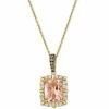 Cheapest 🎉 Le Vian Peach Morganite (1-1/2 Ct. T.w.) & Diamond (1/4 Ct. T.w.) 20 Adjustable Pendant Necklace In 14k Gold 👏 -Le Vian Shop unnamed file 1216