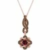 Hot Sale 🌟 Le Vian Raspberry Rhodolite (7/8 Ct. T.w.) & Diamond (5/8 Ct. T.w.) Twist Star 18 Pendant Necklace In 14k Rose Gold 😉 -Le Vian Shop unnamed file 1238
