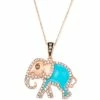 New ⭐ Le Vian Turquoise Enamel & Diamond (5/8 Ct. T.w.) 18 Elephant Pendant Necklace In 14k Rose Gold Rosegold 👍 1 New ⭐ Le Vian Turquoise Enamel & Diamond (5/8 Ct. T.w.) 18 Elephant Pendant Necklace In 14k Rose Gold Rosegold 👍 -Le Vian Shop unnamed file 1254