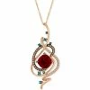 Buy 🌟 Le Vian Exotics® Crazy Collection® Pomegranate Garnet™ (4-1/2 Ct. T.w.) & Diamond (3/4 Ct. T.w.) 18 Pendant Necklace In 14k Rose Gold Yellow Gold 🎁