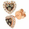 Deals 🧨 Le Vian Chocolate Diamond (1/5 Ct. T.w.) & Vanilla Diamond (1/6 Ct. T.w.) Heart Halo Stud Earrings In 14k Rose Gold ⭐ -Le Vian Shop unnamed file 1321