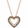 Cheapest ✨ Le Vian Chocolatier® Diamond Heart Pendant Necklace (1/3 Ct. T.w.) In 14k Rose Gold ⭐ -Le Vian Shop unnamed file 1335