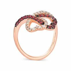 Best deal 🎁 Le Vian Passion Ruby (3/8 Ct. T.w.) & Nude Diamond (1/3 Ct. T.w.) Interlocking Hearts Ring In 14k Rose Gold 💯 -Le Vian Shop unnamed file 1354