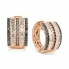 Best Pirce ❤️ Le Vian Exotics® Multi-Row Diamond Hoop Earrings (1-3/8 Ct. T.w.) In 14k Rose Gold 🔔 -Le Vian Shop unnamed file 1366
