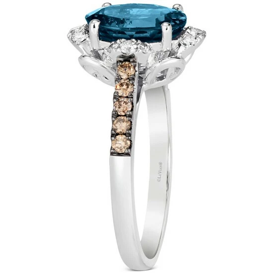 Cheap 😉 Le Vian Amethyst (3 Ct. T.w.) & Diamond (3/8 Ct. T.w.) Ring In 14k White Gold (Also In Blue Topaz & Citrine) Dark Blue Topaz 🥰 6 Cheap 😉 Le Vian Amethyst (3 Ct. T.w.) & Diamond (3/8 Ct. T.w.) Ring In 14k White Gold (Also In Blue Topaz & Citrine) Dark Blue Topaz 🥰 - Image 4