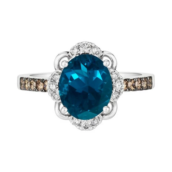 Cheap 😉 Le Vian Amethyst (3 Ct. T.w.) & Diamond (3/8 Ct. T.w.) Ring In 14k White Gold (Also In Blue Topaz & Citrine) Dark Blue Topaz 🥰 7 Cheap 😉 Le Vian Amethyst (3 Ct. T.w.) & Diamond (3/8 Ct. T.w.) Ring In 14k White Gold (Also In Blue Topaz & Citrine) Dark Blue Topaz 🥰 - Image 5