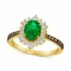 Best deal 🔥 Le Vian Costa Smeralda Emeralds (7/8 Ct. T.w.) & Diamond (5/8 Ct. T.w.) Halo Ring In 14k Gold No Color 🌟 -Le Vian Shop unnamed file 1377