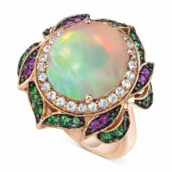 New ⭐ Le Vian Crazy Collection® Multi-Gemstone Statement Ring (5-1/4 Ct. T.w.) In 14k Rose Gold Opal ✨