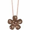 Brand new 💯 Le Vian Red Carpet® Diamond Flower 18 Pendant Necklace (1-3/8 Ct. T.w.) In 14k Rose Gold 👍 -Le Vian Shop unnamed file 1401