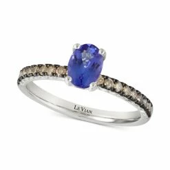 Brand new ๐ Le Vian Le Viaยฎ Blueberry Tanzanite (5/8 Ct. T.w.) & Diamond (3/8 Ct. T.w.) In 14k White Gold ๐งจ
