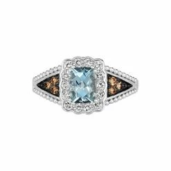 Deals 😉 Le Vian Sea Blue Aquamarine (5/8 Ct. T.w.) & Diamond (1/3 Ct. T.w.) Beaded Ring In 14k White Gold 🎁 -Le Vian Shop unnamed file 1421