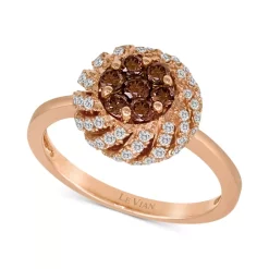 Cheap ✔️ Le Vian Multi-Gemstone (1-7/8 Ct. T.w.) & Nude Diamond (5/8 Ct. T.w.) Halo Ring In 14k White Gold Vanilla Gold 🔔 -Le Vian Shop unnamed file 147