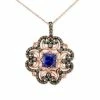 Hot Sale 🧨 Le Vian Chocolatier® Blueberry Tanzanite (2 Ct. T.w.) & Diamond (1-3/8 Ct. T.w.) Filigree 18 Pendant Necklace In 14k Rose Gold 🧨 -Le Vian Shop unnamed file 1475