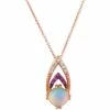Flash Sale 🌟 Le Vian Neopolitan Opal (3/4 Ct. T.w.), Passion Ruby Accent & Nude Diamonds (1/10 Ct. T.w.) 18 Pendant Necklace In 14k Rose Gold Opal/blueberry Sapphires 🧨 -Le Vian Shop unnamed file 1501