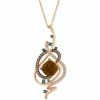 New 🔔 Le Vian Exotics® Crazy Collection® Chocolate Quartz® (3-3/4 Ct. T.w.) & Diamond (3/4 Ct. T.w.) 18 Pendant Necklace In 14k Rose Gold Yellow Gold ❤️ -Le Vian Shop unnamed file 1503
