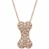 Budget 🛒 Le Vian Nude Diamond 🦮 Dog Bone 20 Pendant Necklace (1 Ct. T.w.) In 14k Rose Gold 😍 -Le Vian Shop unnamed file 1504