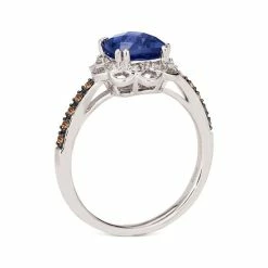 Promo ⌛ Le Vian Blueberry Tanzanite (1-1/3 Ct. T.w.) & Diamond (1/6 Ct. T.w.) Flower Ring In 14k White Gold ⭐ -Le Vian Shop unnamed file 1519