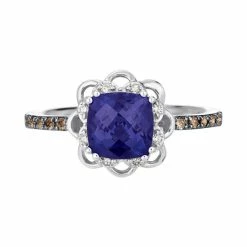 Promo ⌛ Le Vian Blueberry Tanzanite (1-1/3 Ct. T.w.) & Diamond (1/6 Ct. T.w.) Flower Ring In 14k White Gold ⭐ -Le Vian Shop unnamed file 1521
