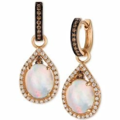 Coupon 💯 Le Vian Chocolatier® Neopolitan Opal™ (2-3/8 Ct. T.w.) And Diamond (5/8 Ct. T.w.) Drop Earrings In 14K Rose Gold 🎉