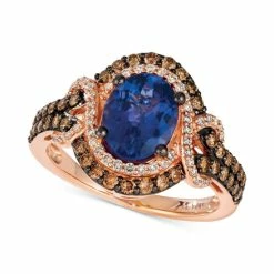 Best Pirce 👏 Le Vian Blueberry Tanzanite (1-1/2 Ct. T.w.) & Diamond (3/4 Ct. T.w.) Statement Ring In 14k Rose Gold ⌛