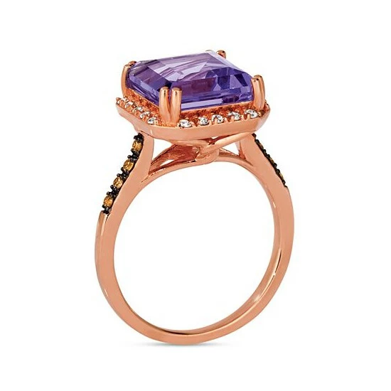 Promo 🛒 Le Vian Grape Amethyst (4-1/6 Ct. T.w.) & Diamond (1/4 Ct. T.w.) Ring In 14k Rose Gold ✨ 5 Promo 🛒 Le Vian Grape Amethyst (4-1/6 Ct. T.w.) & Diamond (1/4 Ct. T.w.) Ring In 14k Rose Gold ✨ - Image 3
