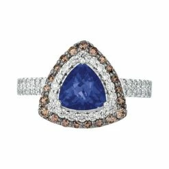 Promo 👍 Le Vian Blueberry Tanzanite (1-1/10 Ct. T.w.) & Diamond (3/4 Ct. T.w.) Halo Ring In 14k White Gold ✨