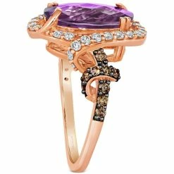 Best reviews of 🛒 Le Vian Grape Amethyst (4-1/2 Ct. T.w.) & Diamond (7/8 Ct. T.w.) Halo Ring In 14k Rose Gold 🧨 -Le Vian Shop unnamed file 1578