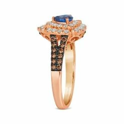 Deals 👍 Le Vian Blueberry Sapphire (1/3 Ct. T.w.) & Diamond (3/4 Ct. T.w.) Teardrop Halo Ring In 14k Rose Gold 🎉 -Le Vian Shop unnamed file 1589