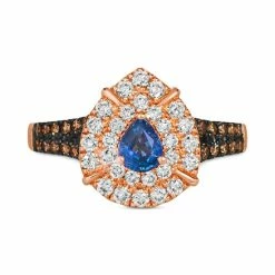 Deals 👍 Le Vian Blueberry Sapphire (1/3 Ct. T.w.) & Diamond (3/4 Ct. T.w.) Teardrop Halo Ring In 14k Rose Gold 🎉 -Le Vian Shop unnamed file 1590