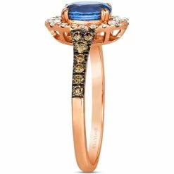 Cheapest ✨ Le Vian Cornflower Ceylon Blue Sapphire (5/8 Ct. T.w.) & Diamond (1/2 Ct. T.w.) Oval Halo Ring In 14k Rose Gold 🤩 -Le Vian Shop unnamed file 1605