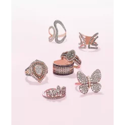 Hot Sale 🧨 Le Vian Nude Diamonds™ & Chocolate Diamonds® Cuff Statement Ring (1-1/6 Ct. T.w.) In 14k Rose Gold ✨ -Le Vian Shop unnamed file 161