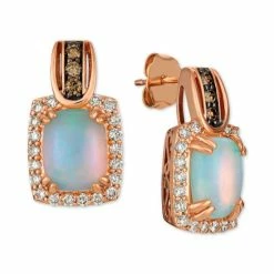 Flash Sale ❤️ Le Vian Opal (1-3/4 Ct. T.w.) & Diamond (5/8 Ct. T.w.) Drop Earrings In 14k Rose Gold 🧨
