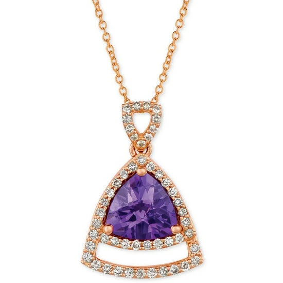 Best reviews of ⭐ Le Vian Grape Amethyst (1-5/8 Ct. T.w.) & Vanilla Diamond (1/3 Ct. T.w.) 18 Pendant Necklace In 14k Rose Gold 💯 3 Best reviews of ⭐ Le Vian Grape Amethyst (1-5/8 Ct. T.w.) & Vanilla Diamond (1/3 Ct. T.w.) 18 Pendant Necklace In 14k Rose Gold 💯